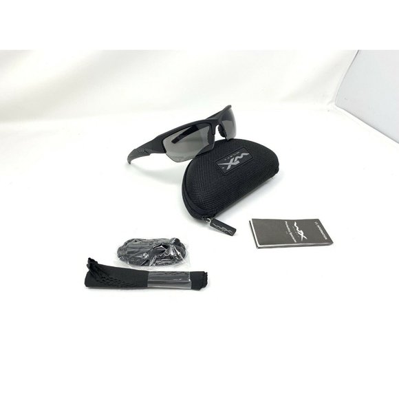 Wiley X WX Valor Matte Black  Sunglasses 70 [] 18 EN166 S - Picture 1 of 12
